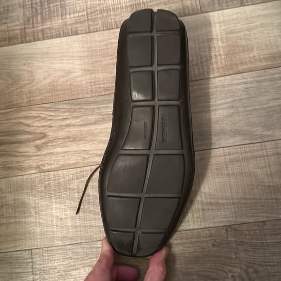 PRADA Chocolate brown suede Men’s size 9.5 US (Prada 8.5 2E) - Picture 4 of 12
